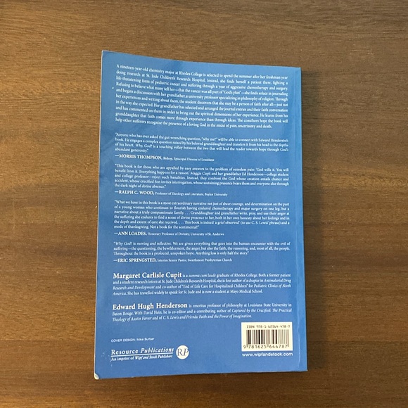 Why, God Suffering Through Cancer into Faith by Margaret Carlisle Cupit (signed) - Picture 10 of 11